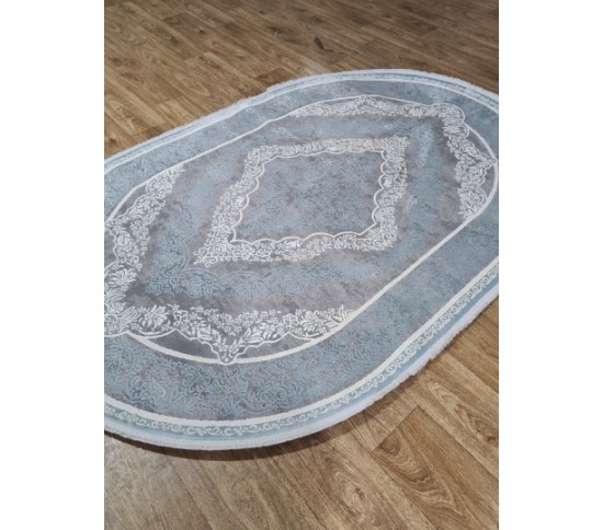 Синтетичний килим LUXURY 05986D D.GREY HB-BLUE - Висока якість за найкращою ціною в Україні зображення 5.